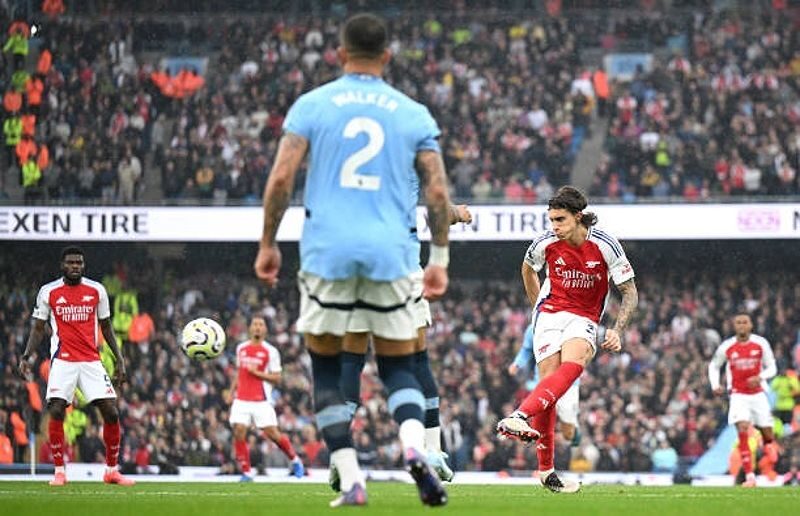 Trận đấu giữa Man City và Arsenal